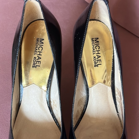 Michael Kors Black Patent Leather Heels - Picture 2 of 6